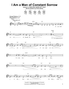 I Am A Man Of Constant Sorrow von The Soggy Bottom Boys (Download) 