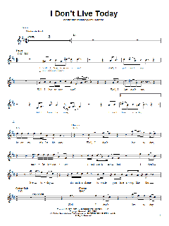 I Don't Live Today von Jimi Hendrix (Download) 