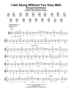 I Get Along Without You Very Well von Hoagy Carmichael (Download) 