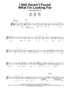 I Still Haven't Found What I'm Looking For von U2 (Download) 