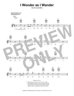 I Wonder As I Wander von John Jacob Niles (Download) 