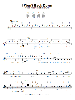 I Won't Back Down von Tom Petty (Download) 