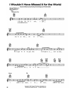 I Wouldn't Have Missed It For The World von Ronnie Milsap (Download) 