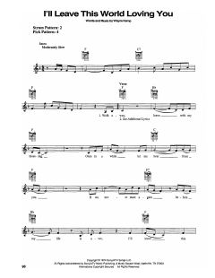 I'll Leave This World Loving You von Wayne Kemp (Download) 