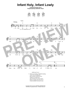 Infant Holy, Infant Lowly von Edith M.G. Reed (Download) 