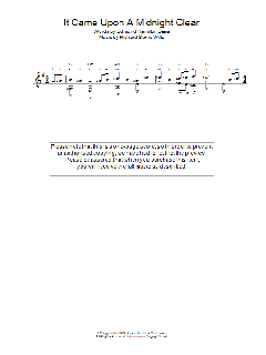 It Came Upon The Midnight Clear von Edmund Hamilton Sears (Download) 