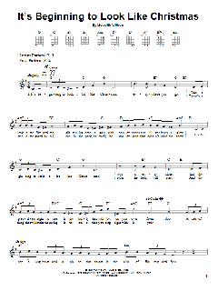 It's Beginning To Look Like Christmas von Meredith Willson (Download) 