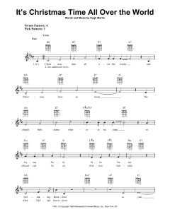 It's Christmas Time All Over The World von Hugh Martin (Download) 