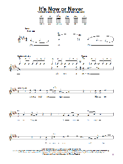 It's Now Or Never von Elvis Presley (Download) 