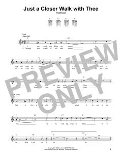 Just A Closer Walk With Thee von Traditional (Download) 