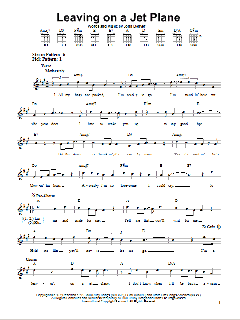 Leaving On A Jet Plane von John Denver (Download) 