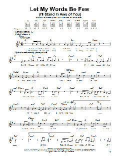 Let My Words Be Few von Matt Redman (Download) 