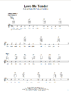 Love Me Tender von Elvis Presley (Download) 