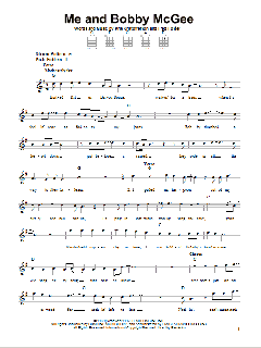 Me And Bobby McGee von Janis Joplin (Download) 