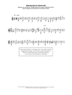 Midnight In Moscow von Kenny Ball (Download) 