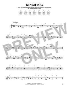 Minuet In G (Download) 