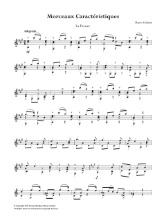 Morceaux Caracteristiques von Mauro Giuliani (Download) 