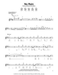 No Rain von Blind Melon (Download) 