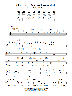 Oh Lord, You're Beautiful von Keith Green (Download) 