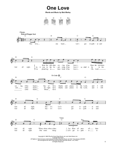 One Love von Bob Marley (Download) 