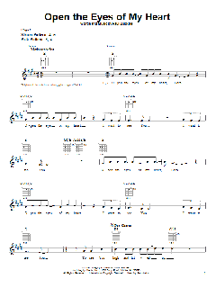 Open The Eyes Of My Heart von Sonicflood (Download) 