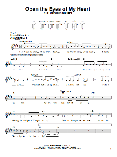 Open The Eyes Of My Heart von Sonicflood (Download) 