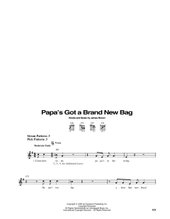 Papa's Got A Brand New Bag von James Brown (Download) 
