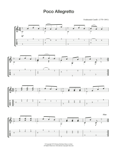 Poco Allegretto von Ferdinando Carulli (Download) 