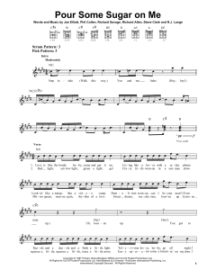 Pour Some Sugar On Me von Def Leppard (Download) 