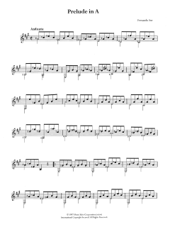 Prelude In A von Fernando Sor (Download) 