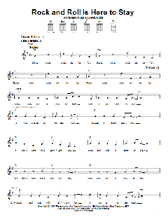 Rock And Roll Is Here To Stay von David White (Download) 