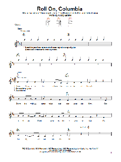Roll On, Columbia von Woody Guthrie (Download) 