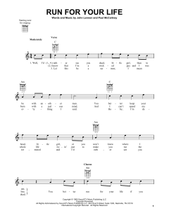 Run For Your Life von The Beatles (Download) 