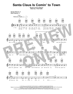 Santa Claus Is Comin' To Town von Fred Coots (Download) 