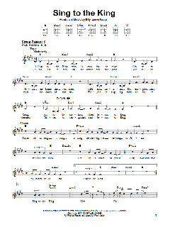 Sing To The King von Billy J. Foote (Download) 