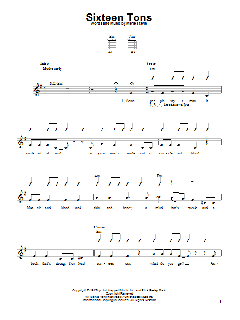 Sixteen Tons von Merle Travis (Download) 