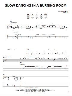 Slow Dancing In A Burning Room von John Mayer (Download) 