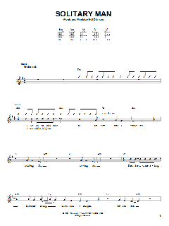 Solitary Man von Johnny Cash (Download) 