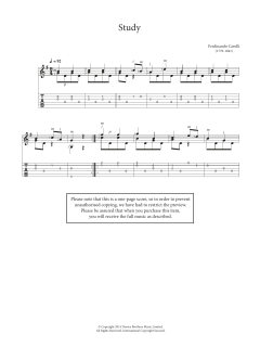 Study von Ferdinando Carulli (Download) 