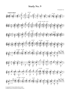 Study No. 9 von Fernando Sor (Download) 