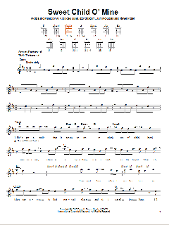 Sweet Child O' Mine von Guns N' Roses (Download) 