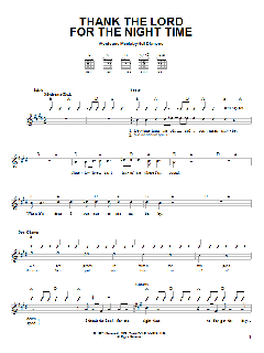 Thank The Lord For The Night Time von Neil Diamond (Download) 
