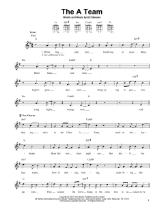 The A Team von Ed Sheeran (Download) 