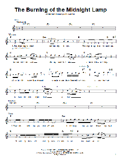 The Burning Of The Midnight Lamp von Jimi Hendrix (Download) 