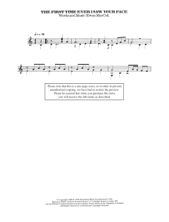 The First Time Ever I Saw Your Face von Alison Moyet (Download) 