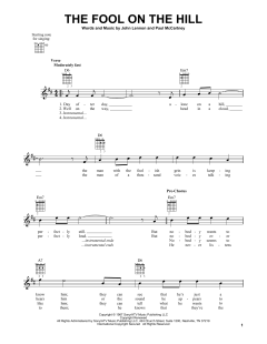 The Fool On The Hill von The Beatles (Download) 