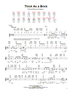 Thick As A Brick von Ian Anderson (Download) 