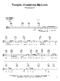 Tonight, I Celebrate My Love von Peabo Bryson (Download) 