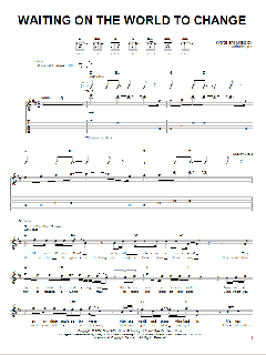 Waiting On The World To Change von John Mayer (Download) 