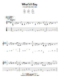 What'd I Say von Ray Charles (Download) 